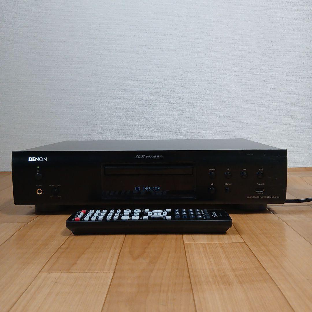 【ジャンク】Denon CDプレーヤー DCD-755RE ブラック
