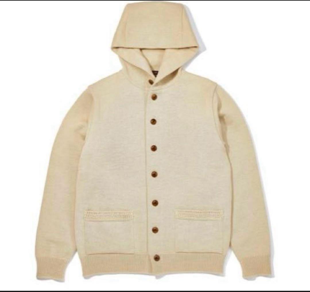 リアルマッコイズ ニットパーカー XL アイボリー