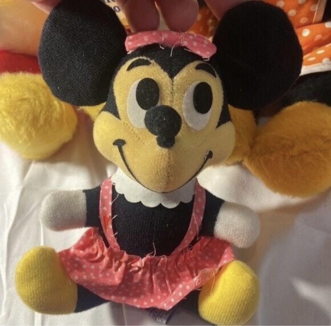 ミッキーマウス ぬいぐるみ 1960年代 ビンテージ ウールキン製