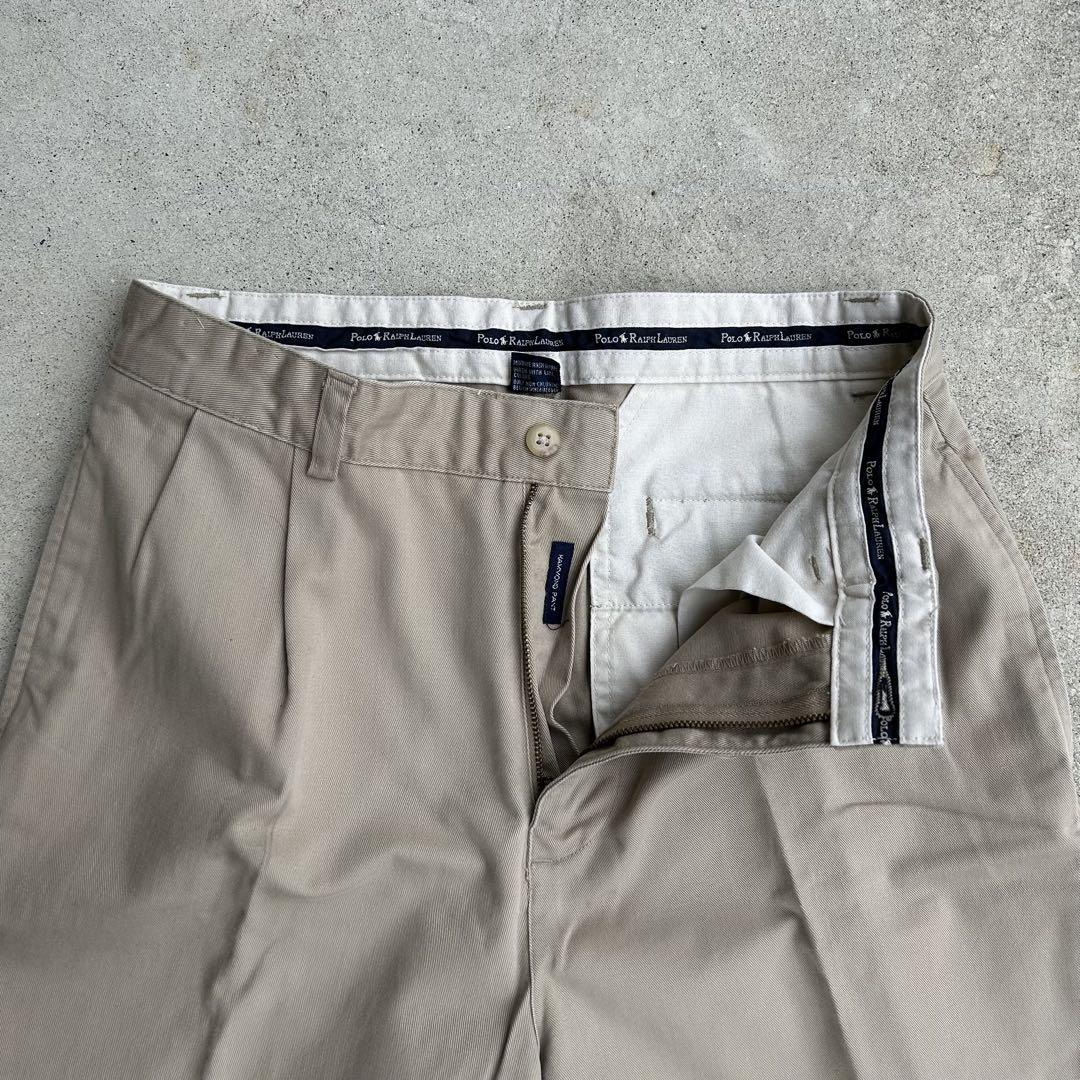 新品 90s POLO Ralph Lauren チノパンツ ポロチノ w30