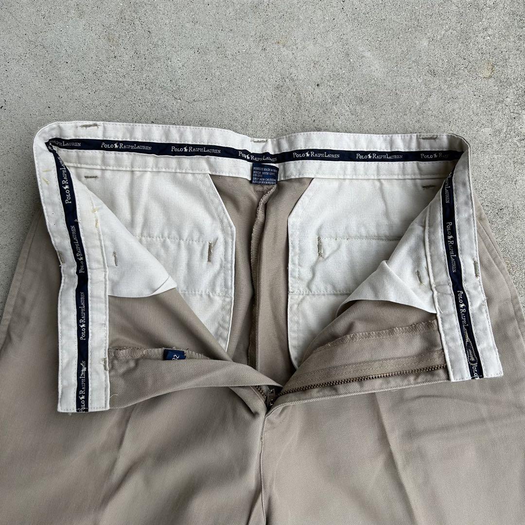 新品 90s POLO Ralph Lauren チノパンツ ポロチノ w30