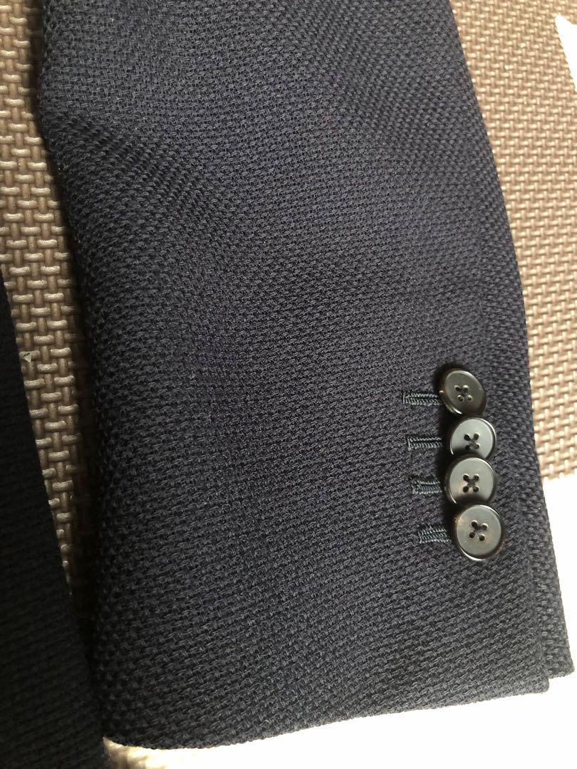 春夏　LARDINI テーラードジャケット　ネイビー　46