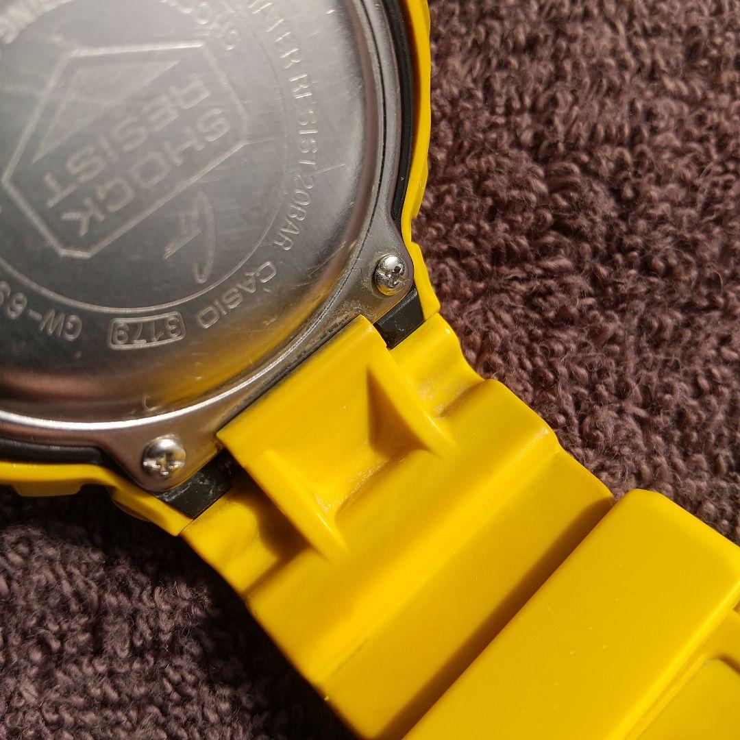 CASIO G-SHOCK イエロー 電波 ソーラー腕時計
