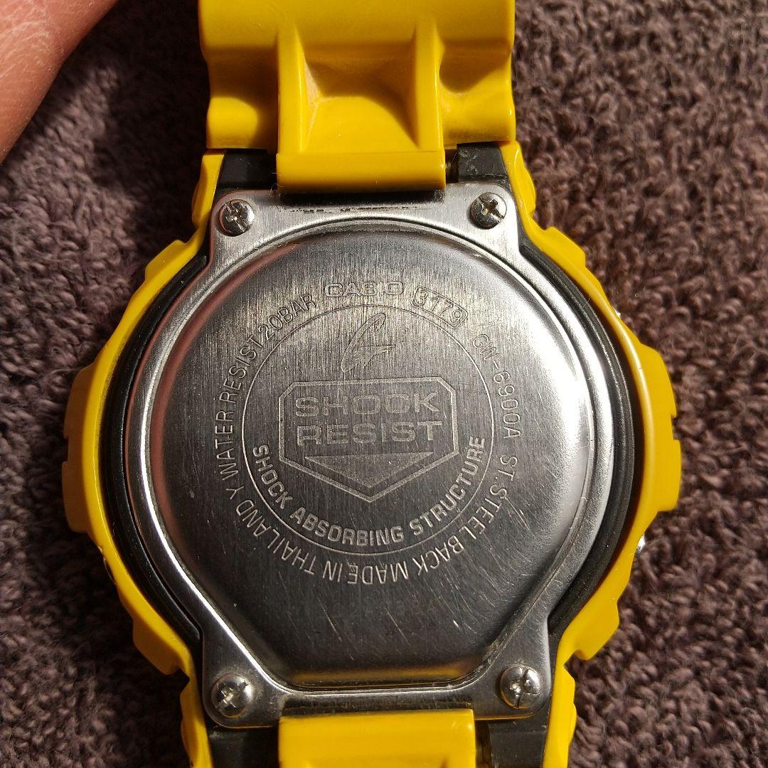 CASIO G-SHOCK イエロー 電波 ソーラー腕時計