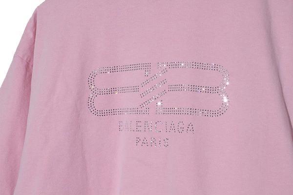 バレンシアガ BB PARIS オーバーサイズ 半袖Tシャツ XS 739784