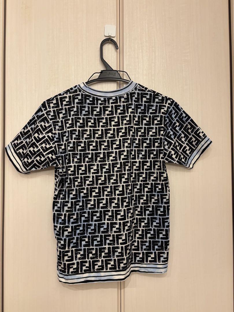 第一ネット FENDI ロゴプリント 半袖Tシャツ トップス