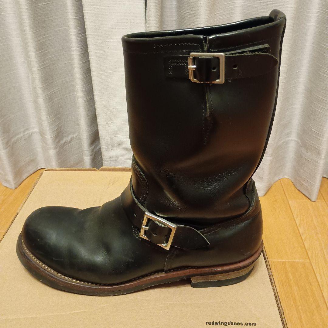 【27.5cm】RED WING エンジニアブーツ ブラック(2268)