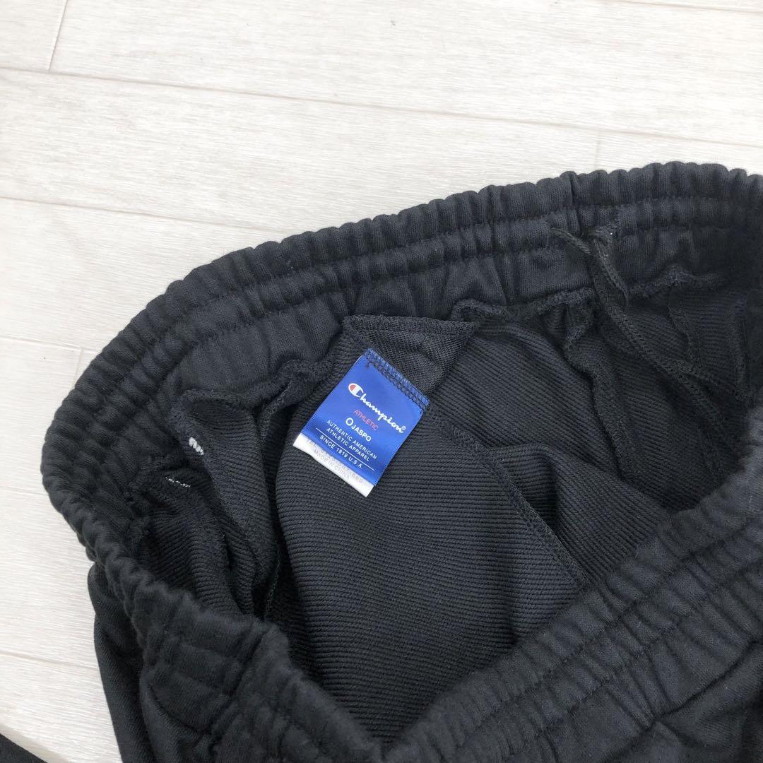 ま1〓 Champion スウェット メンズ 上XO 下O ブラック