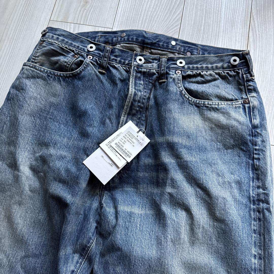 パンツ a.presse No.22 Washed Wide Denim Pants