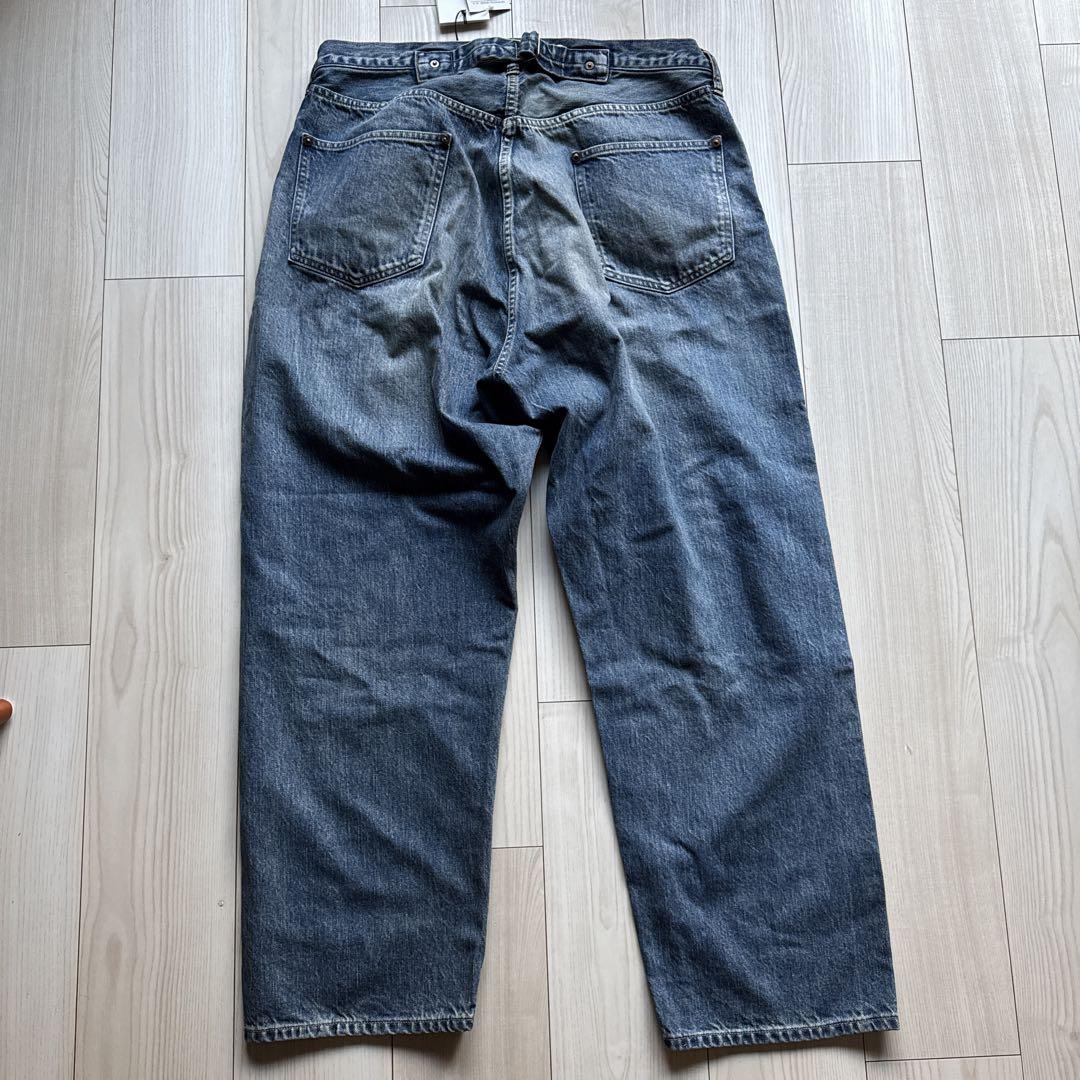 パンツ a.presse No.22 Washed Wide Denim Pants