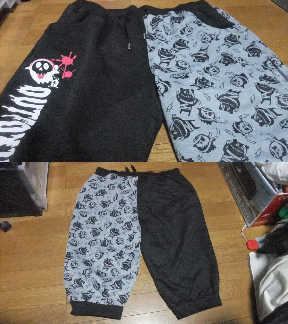 新品 クレイジーパターン 総柄 ショートパンツ5L バイカラー クレイジーカラー