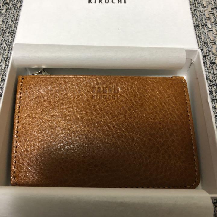 タケオキクチの小銭入れ付きのカードケースです 色はオレンジに近い茶色です mcdGU-m38014867246 限定品国産