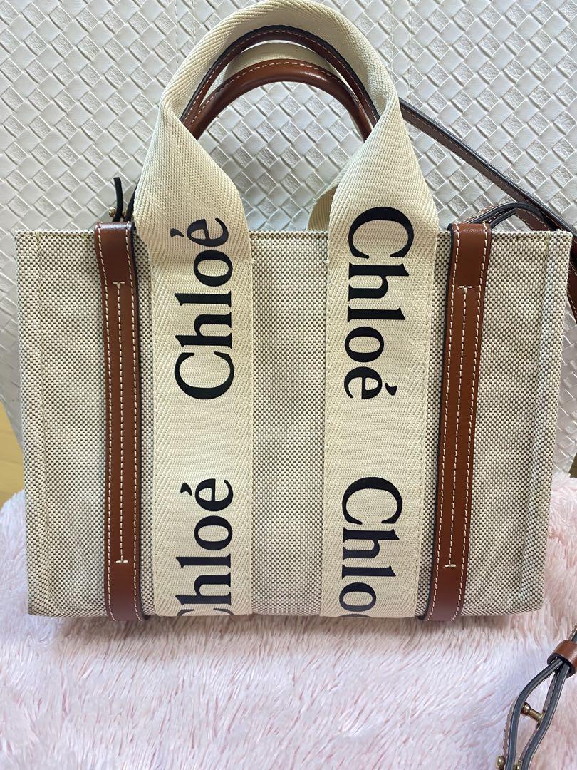 chloe woody ウッディ スモール トートバッグ ハンドバッグ