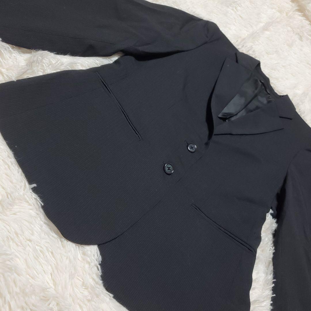 洋服の青山 I.M.G.N ブラック パンツ スーツ 大きいサイズ 洗える