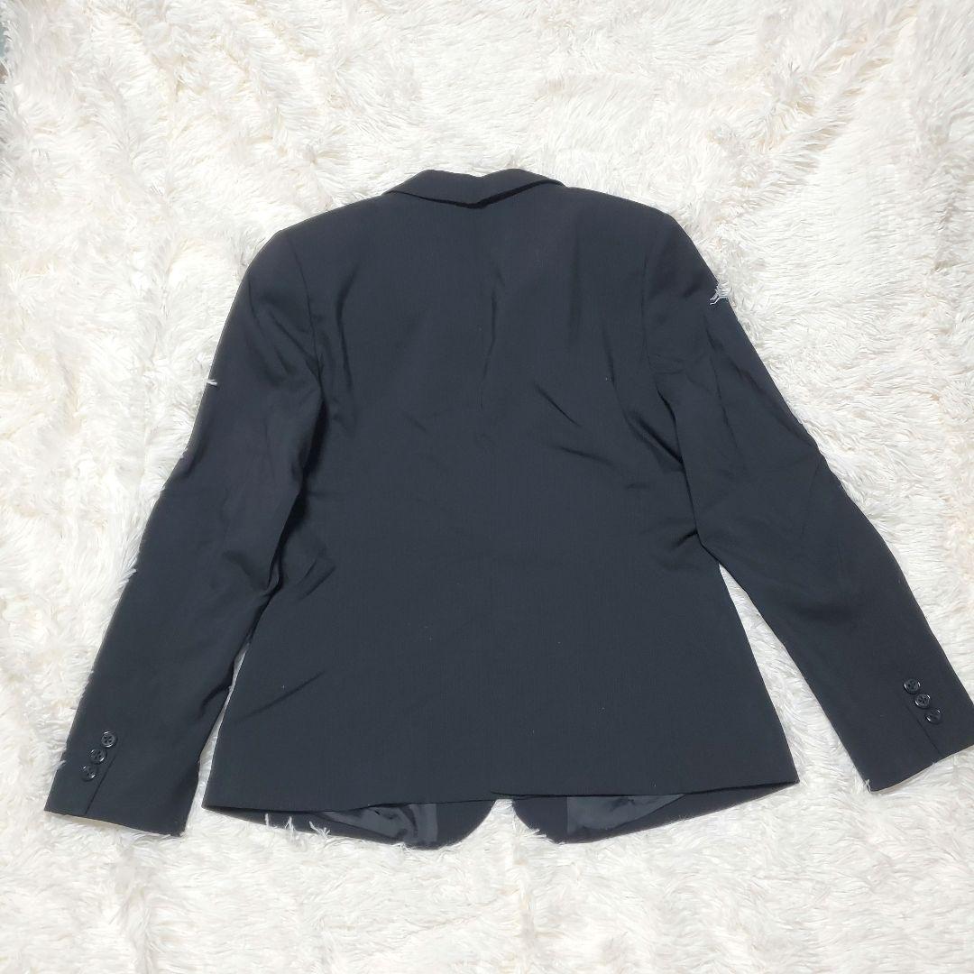 洋服の青山 I.M.G.N ブラック パンツ スーツ 大きいサイズ 洗える