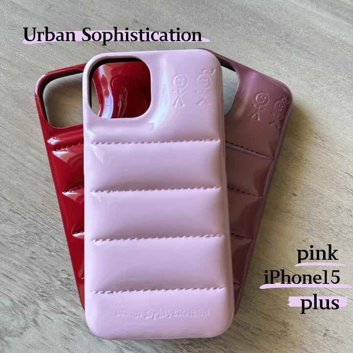 iPhone15Plus ピンクUrban Sophistication ケース - メルカリ