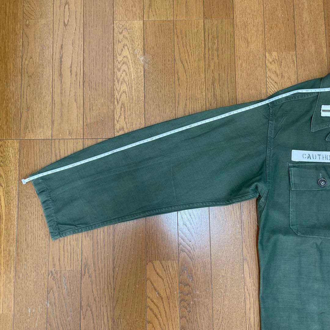 USアーミー ユーティリティ コットンサテン シャツ 第4歩兵師団