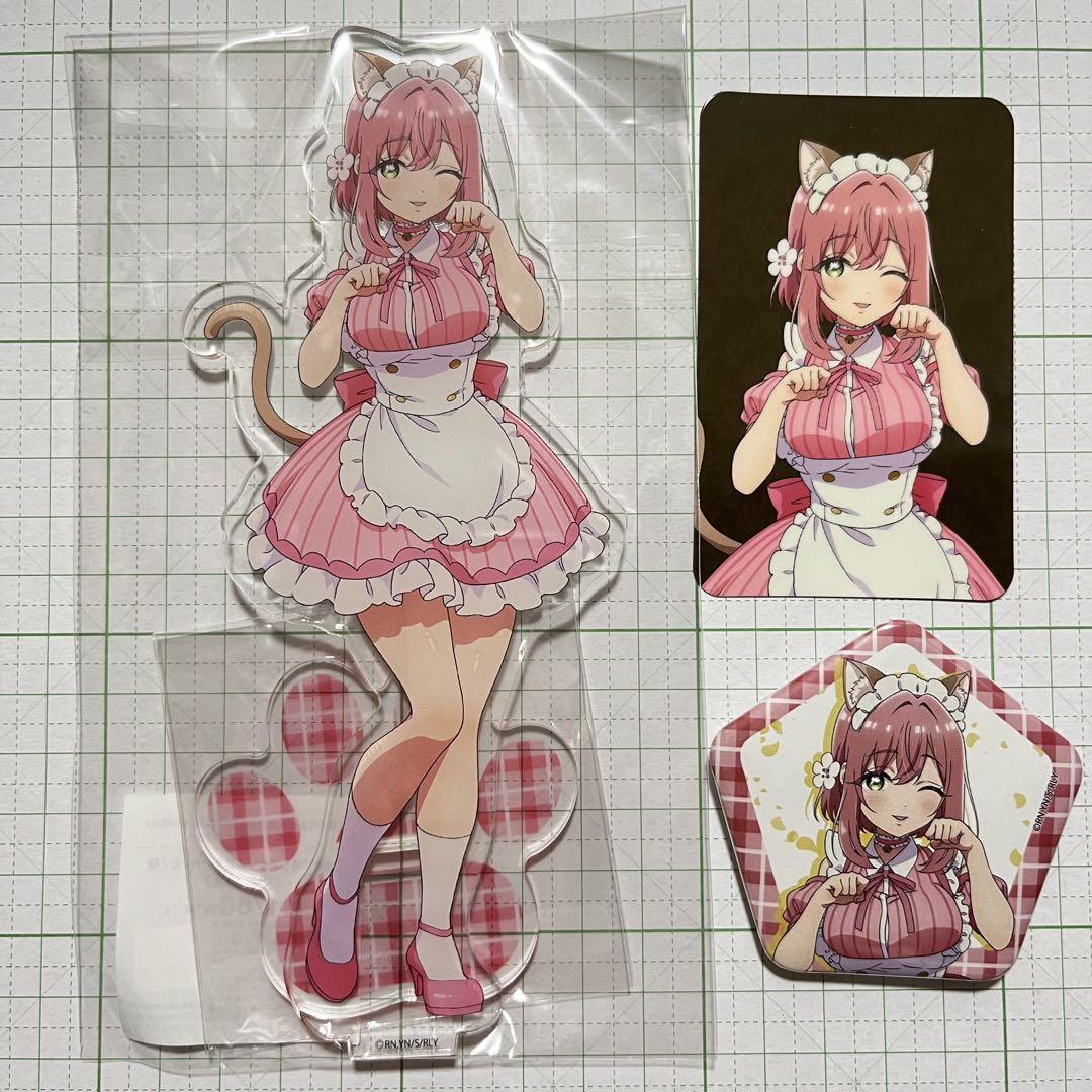 花園羽香里 アクリルスタンド 猫耳メイド 100カノ 君のことが