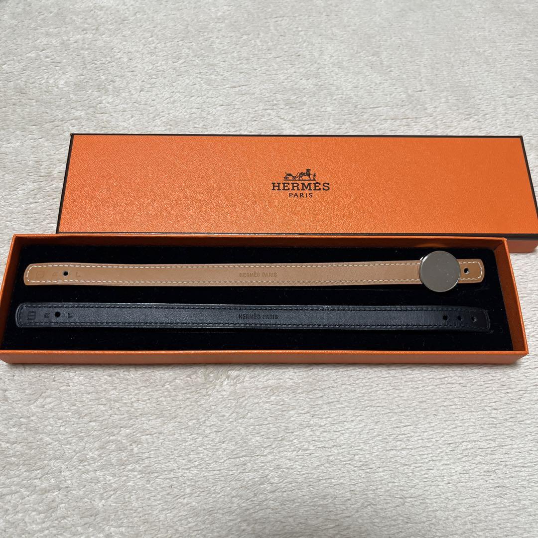 エルメス＊レザーブレスレット＊セリエルーピング