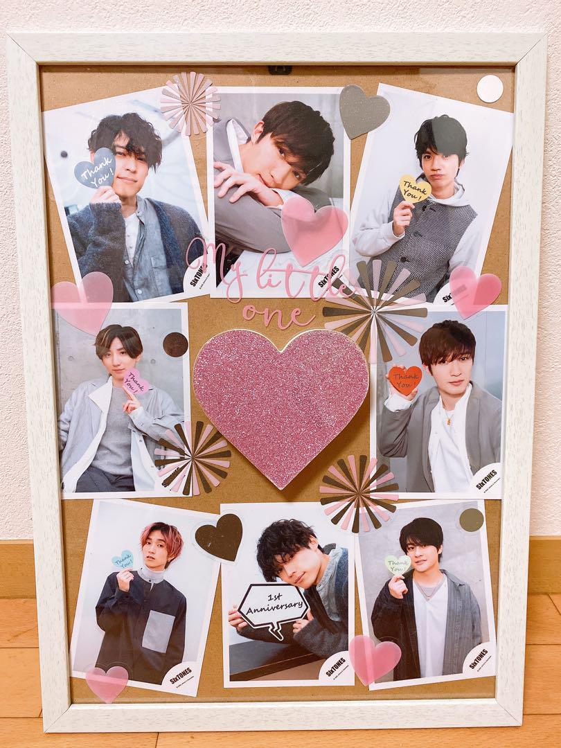 SixTONES 1st Anniversary 生写真　額入り