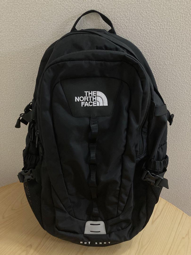 美品　ノースフェイス　ホットショット　HOT SHOT ブラック リュック