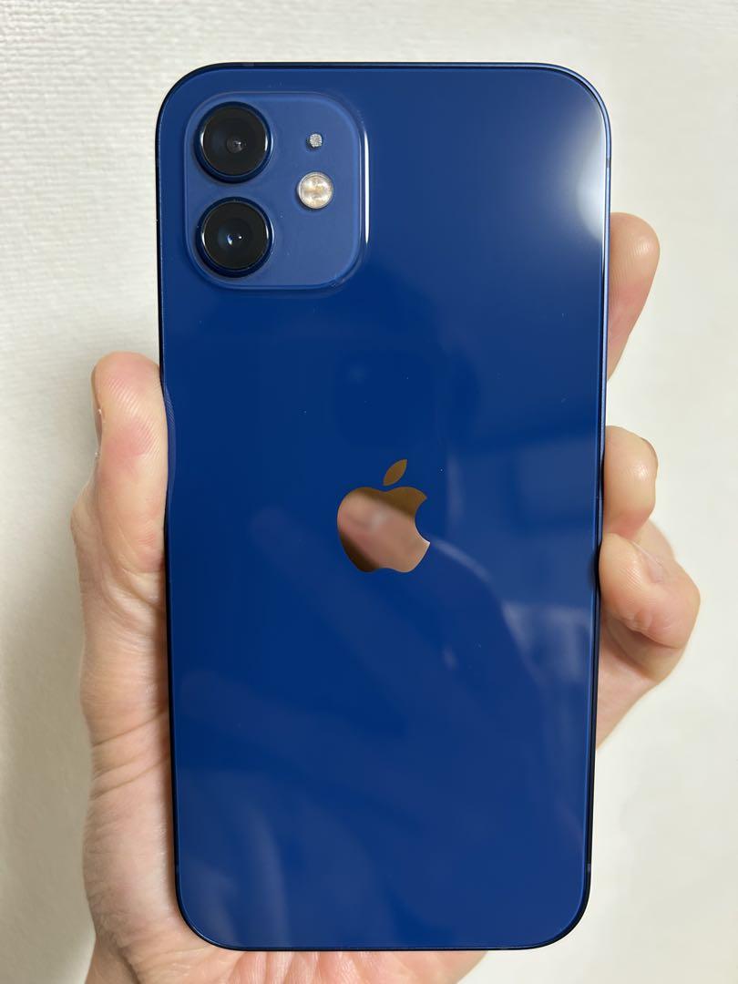 最終値下げ良品】Apple iPhone 12 本体 ブルー中古 最終値下げ良品】Apple iPhone 12 本体 ブルー中古