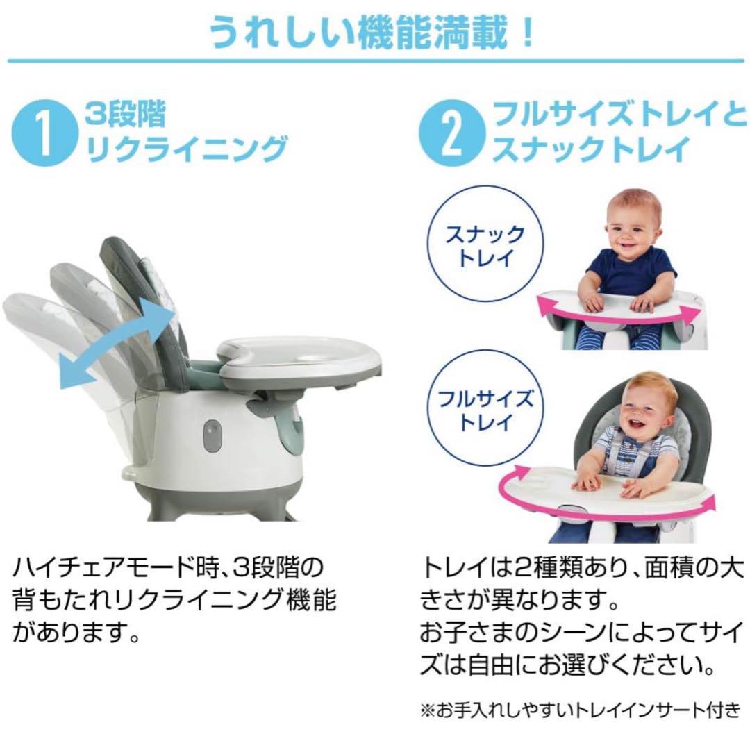 ルパン★グレコ フロアツーテーブル 7-in-1ハイチェア オスカー
