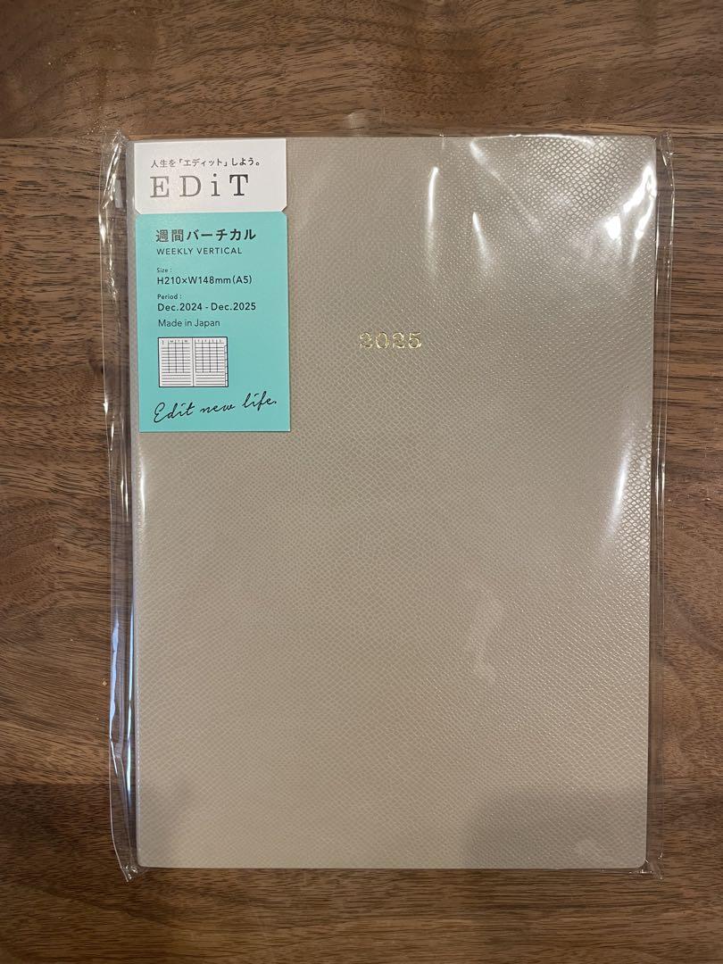 ⭐︎2025年EDiT手帳⭐︎A5 週間バーチカル