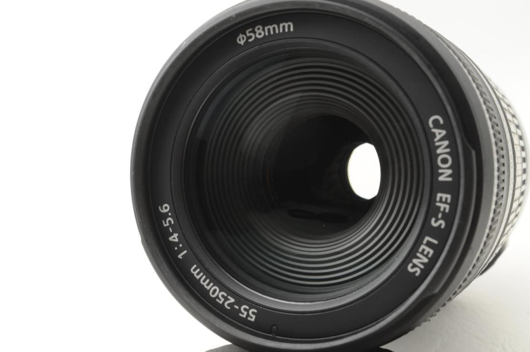 CANON キヤノン EF-S 55-250mm F4-5.6 IS 望遠レンズ