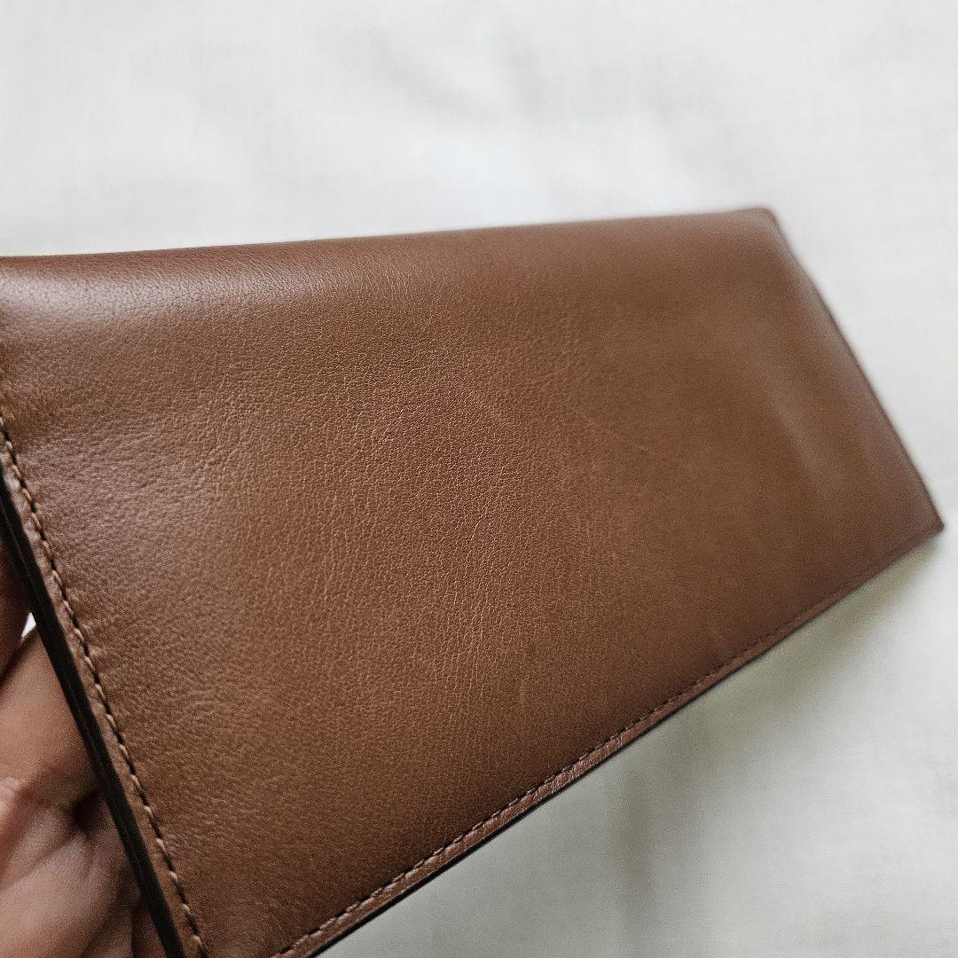 ◾COACH　コーチ　メンズ　ブレスト　ポケットウォレット　茶色◾