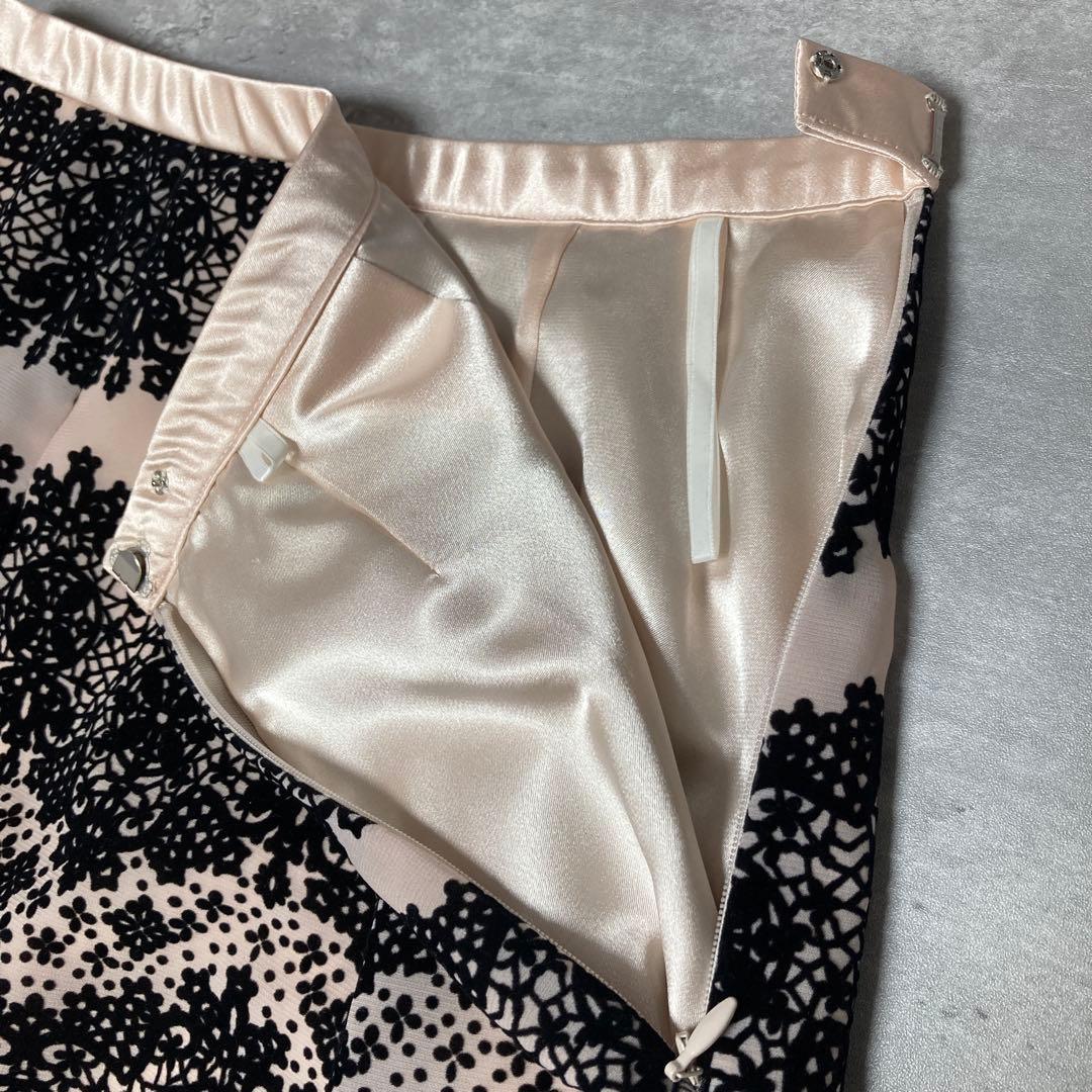 【Leilian】　フロッキースカートセットアップ　プルオーバー　スカート　7