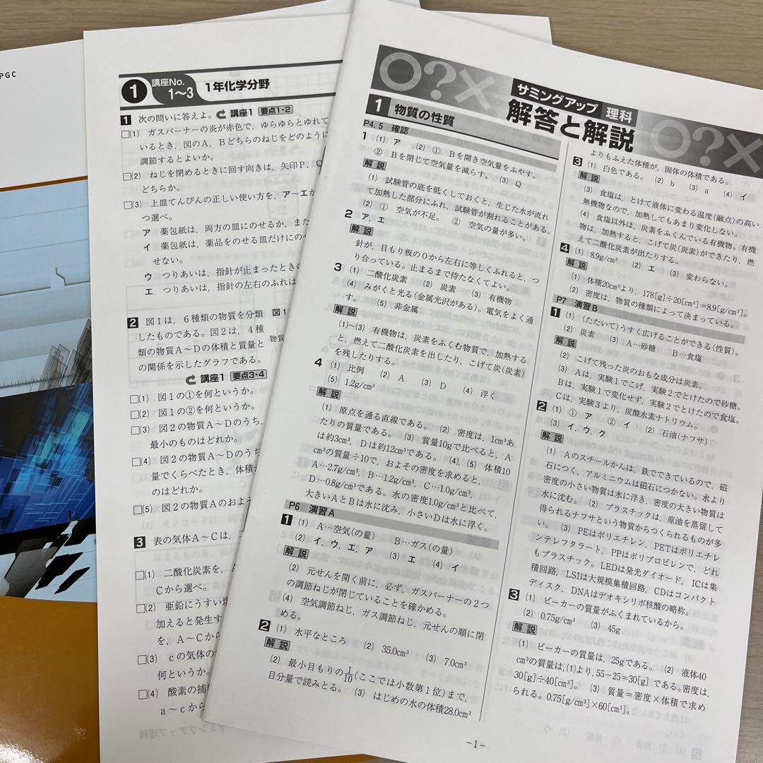 本店 サミングアップ 高校入試 単元別総整理 理科 zppsu.edu.ph