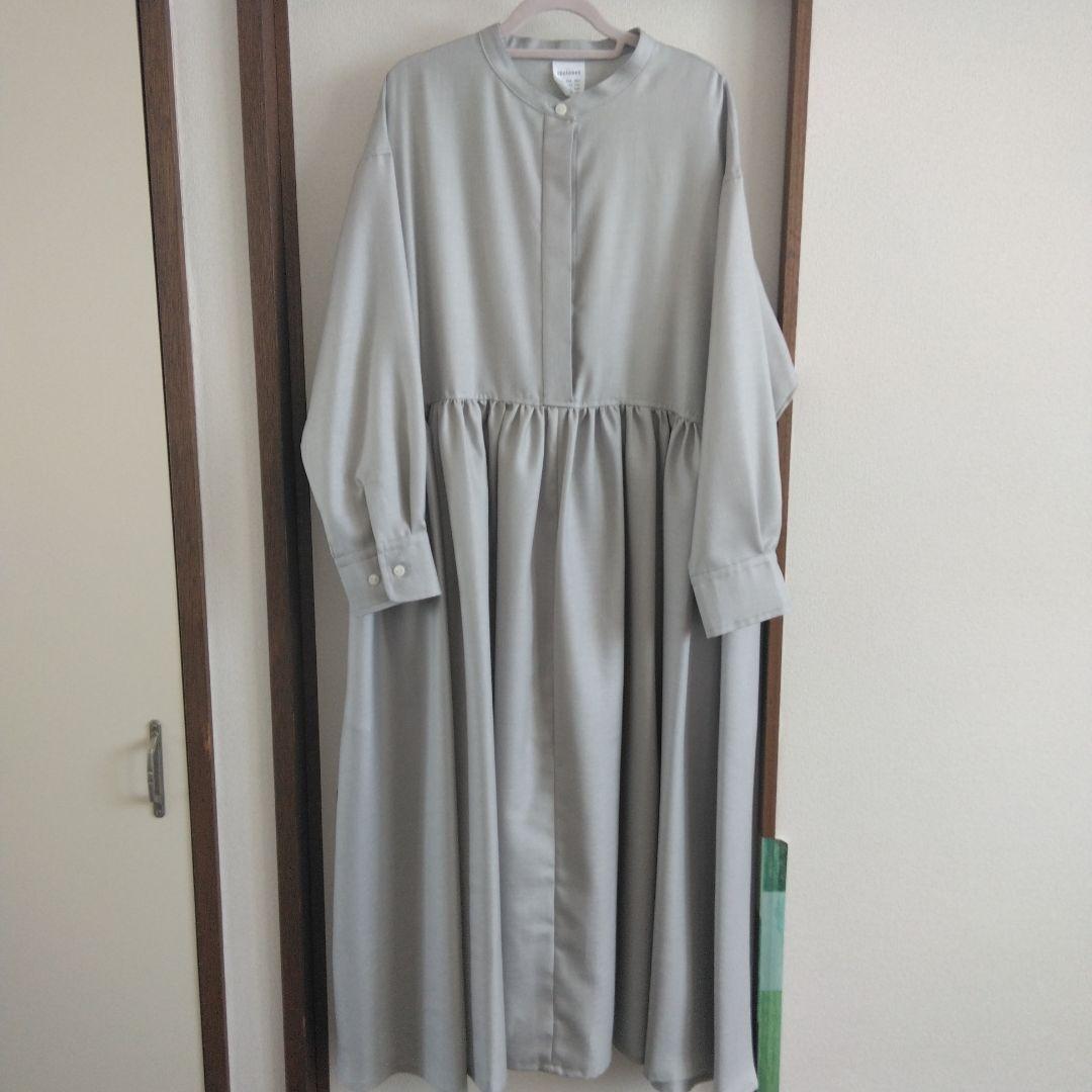 新品タグ付き　LEE　12closet バンドカラーギャザーワンピース