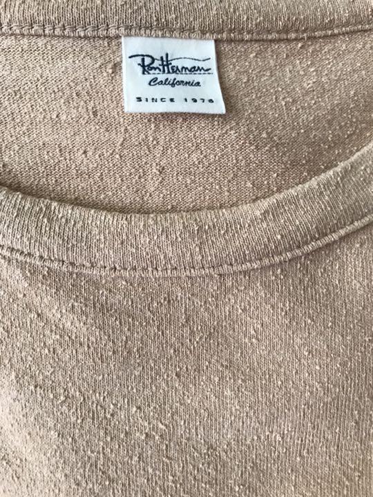 新品 Ron Herman 半袖Tシャツ ベージュ M