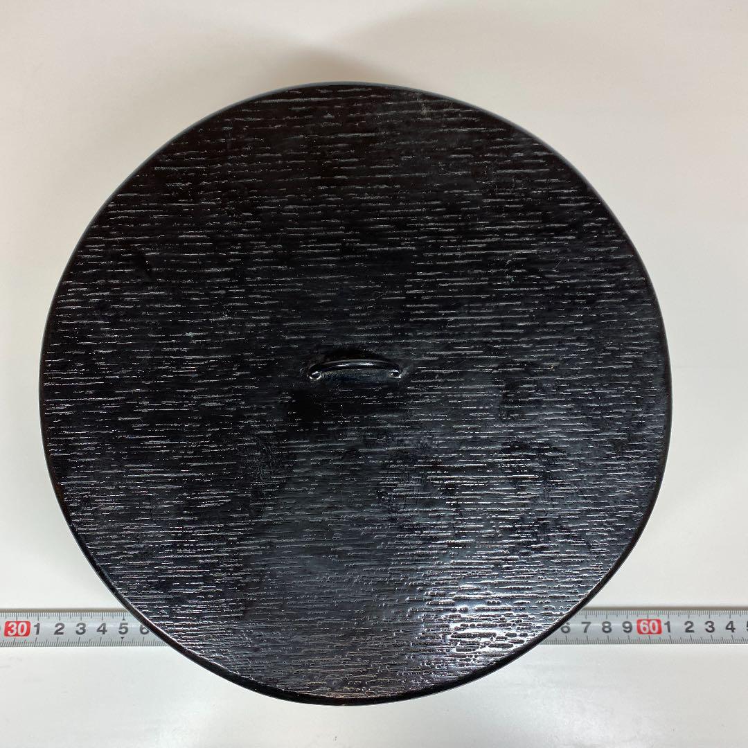 最安値格安 江戸時代 水指 直径22.3cm西s2-1220②タトチ QL6oU-m38045247260 黒釉 お得大得価