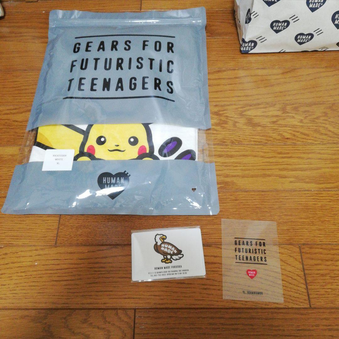 ポケモンメイド 福岡限定Tシャツ 白 XL ヒューマンメイド NIGO