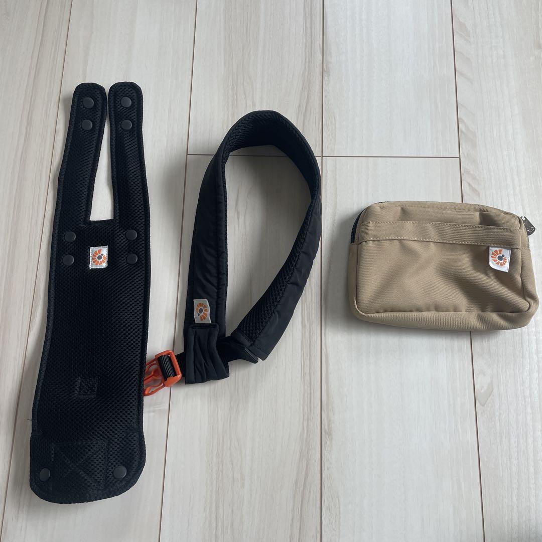 【美品】エルゴベビー オムニ360クールエア ベージュ