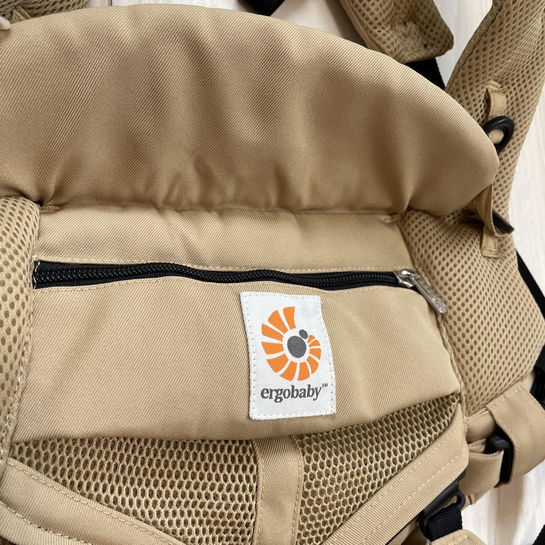 【美品】エルゴベビー オムニ360クールエア ベージュ