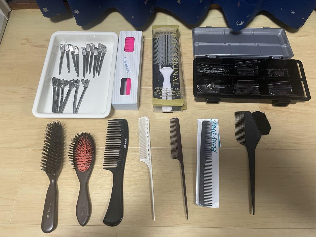 美容師国家試験/道具一式/ワインディング/オールウェーブ/まとめ売り/美容学生 美容師国家試験/道具一式/ワインディング/オールウェーブ/まとめ