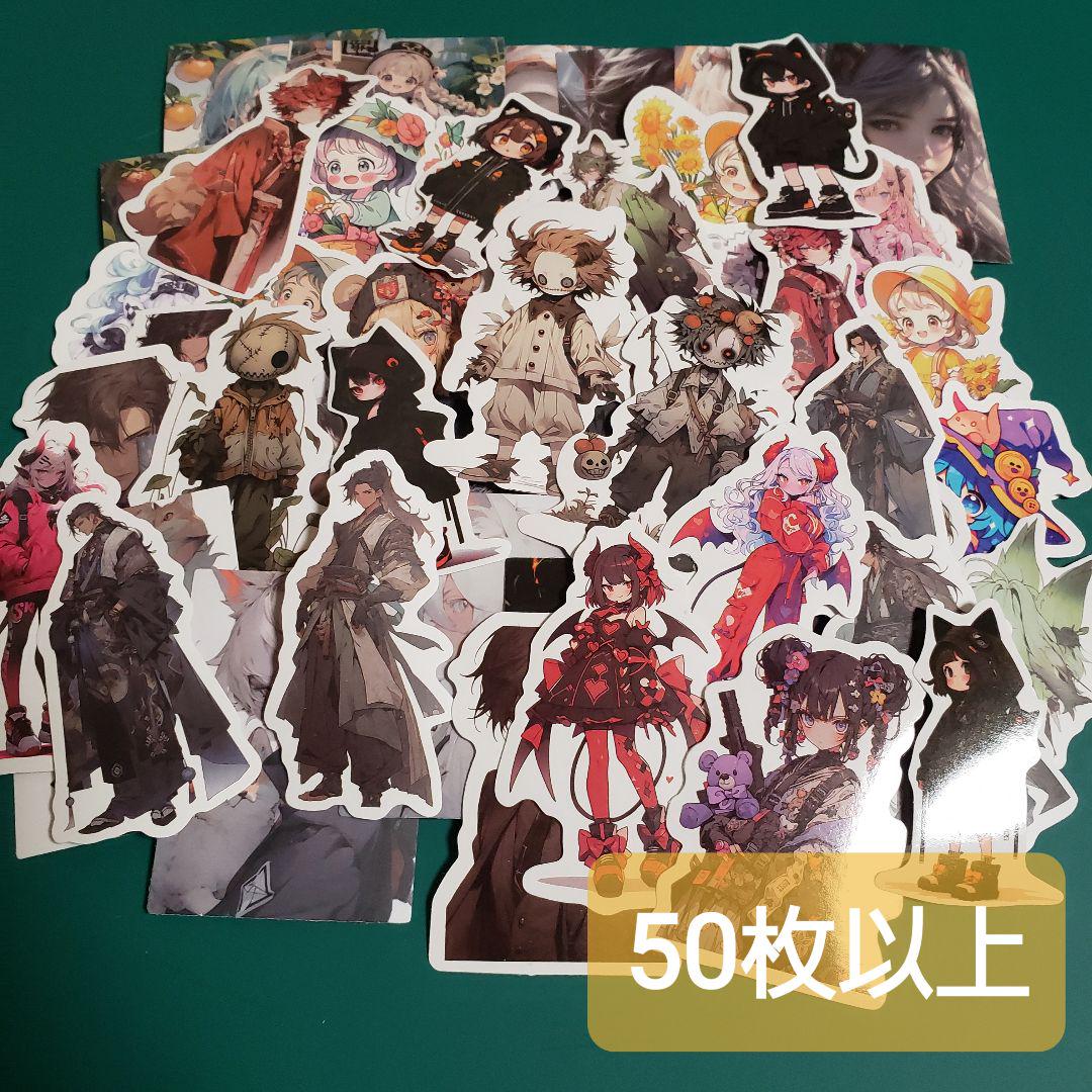 ￥400【⑤】人物系 フレークシール