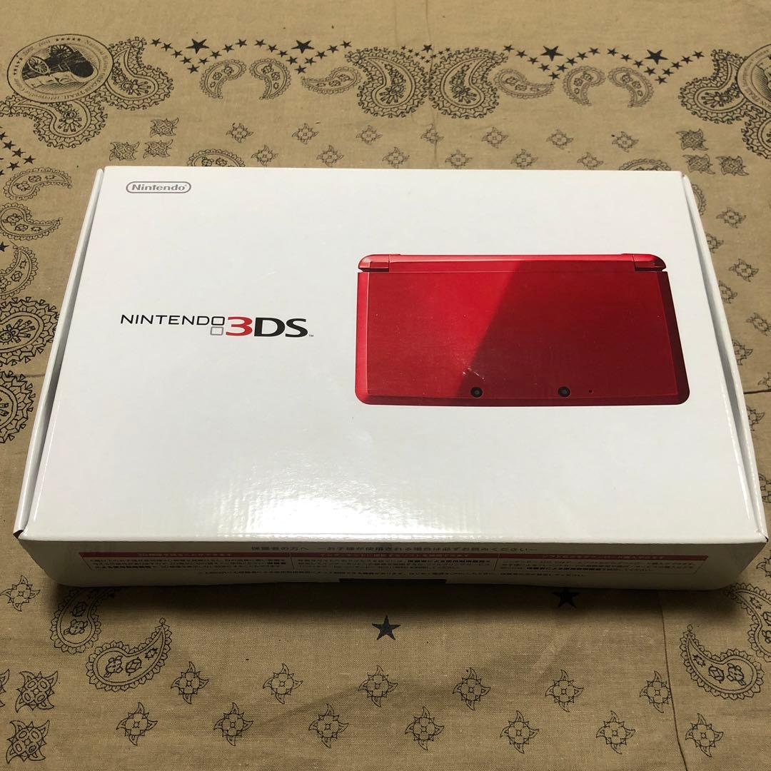 ほぼ新品 ニンテンドー3DS メタリックレッド 本体