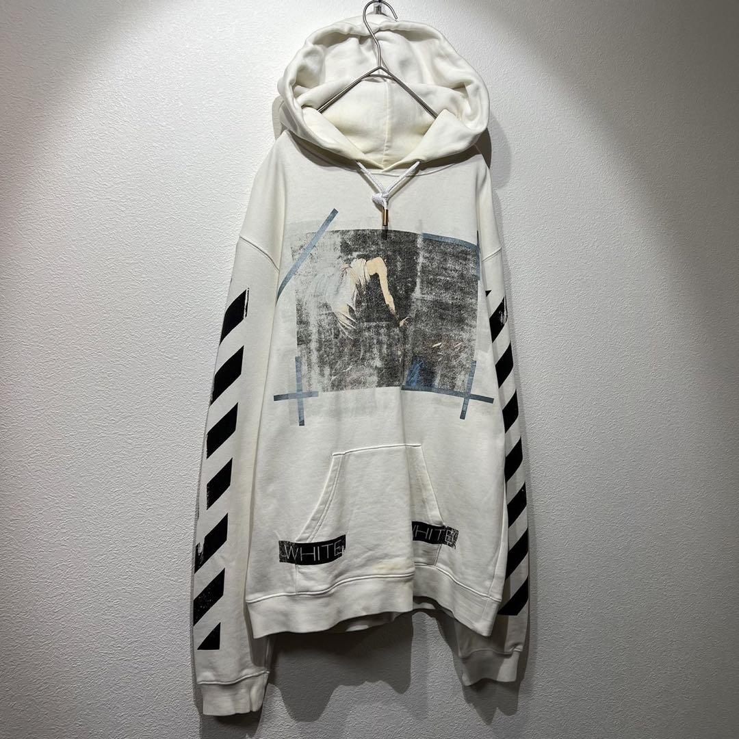 希少 オフホワイト Virgil Abloh Caravaggio Hoodie