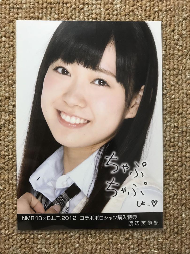 【即納】 NMB48 生写真 購入特典 B.L.T.コラボポロシャツ 渡辺美優紀 アイドル