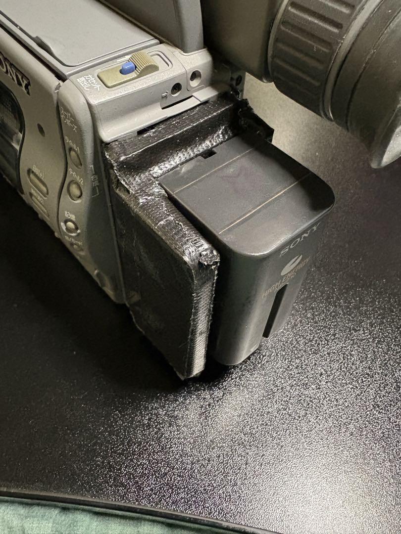 sony handycam ccd vx1 自作Lバッテリーアタッチメント付き