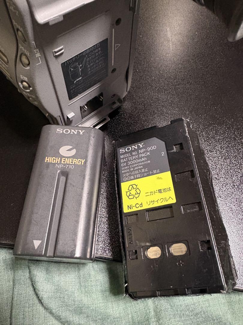 sony handycam ccd vx1 自作Lバッテリーアタッチメント付き