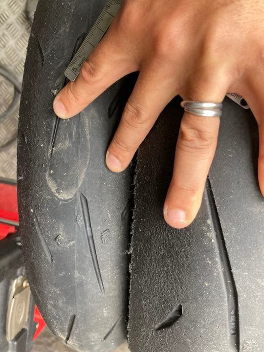 美品 ダンロップ α-13SP 110 140 前後 CBR250R RR SL オートバイパーツ