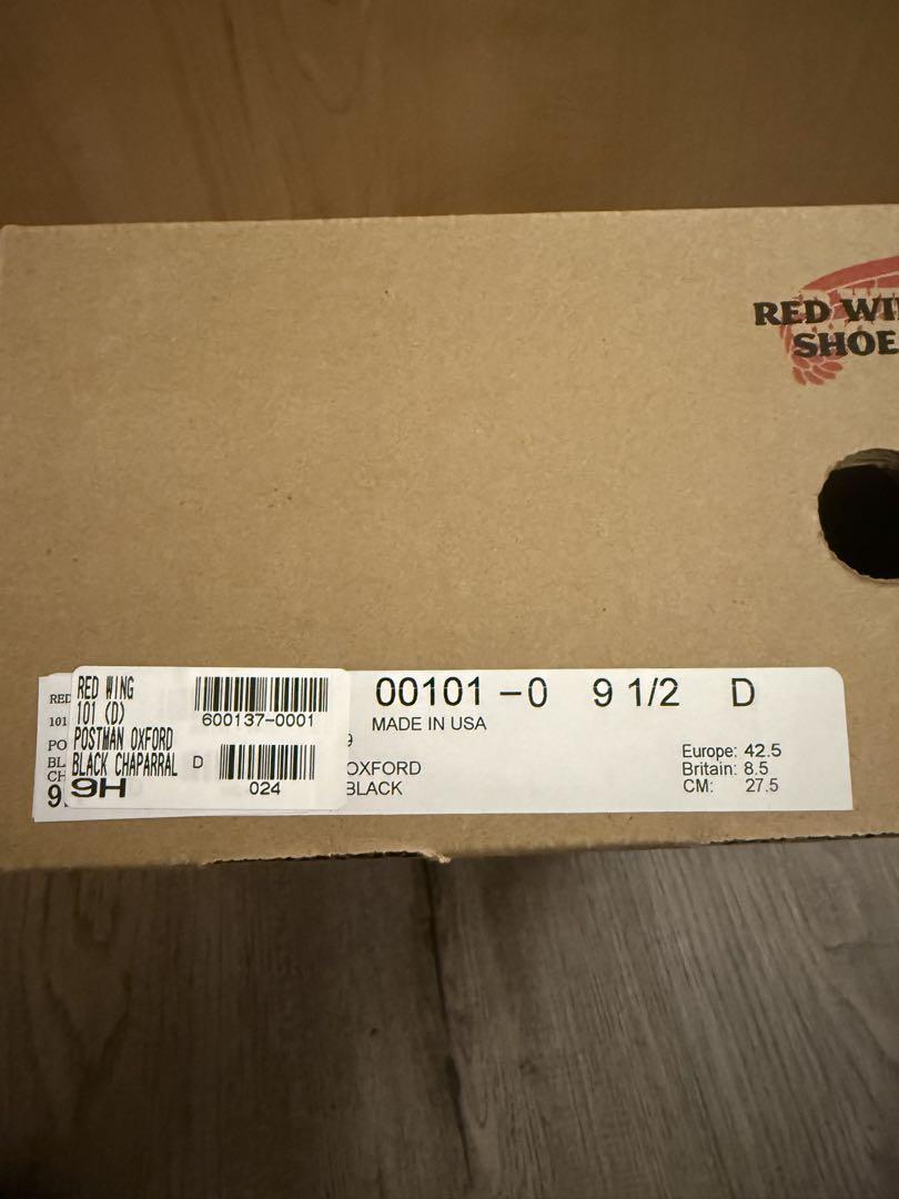 靴 RED WING POSTMAN OXFORD