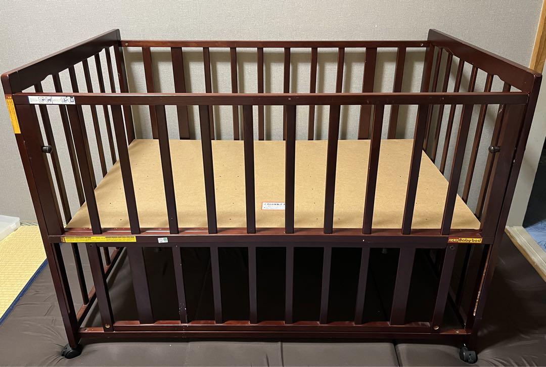 【uさま専用】 引き取り限定 Baby bed ベビーベッド キャスター付