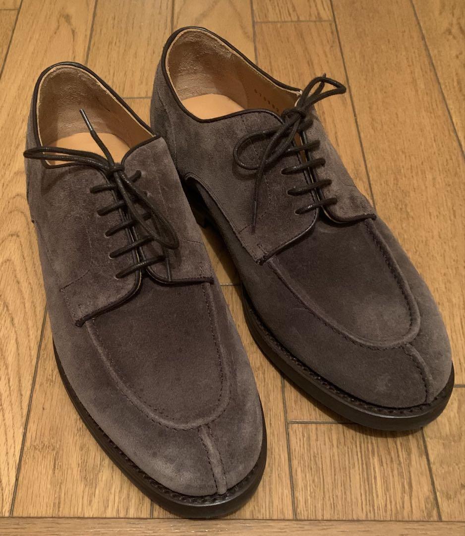 【超美品】バーウィックBERWICK スウェードUチップシューズ サイズ8