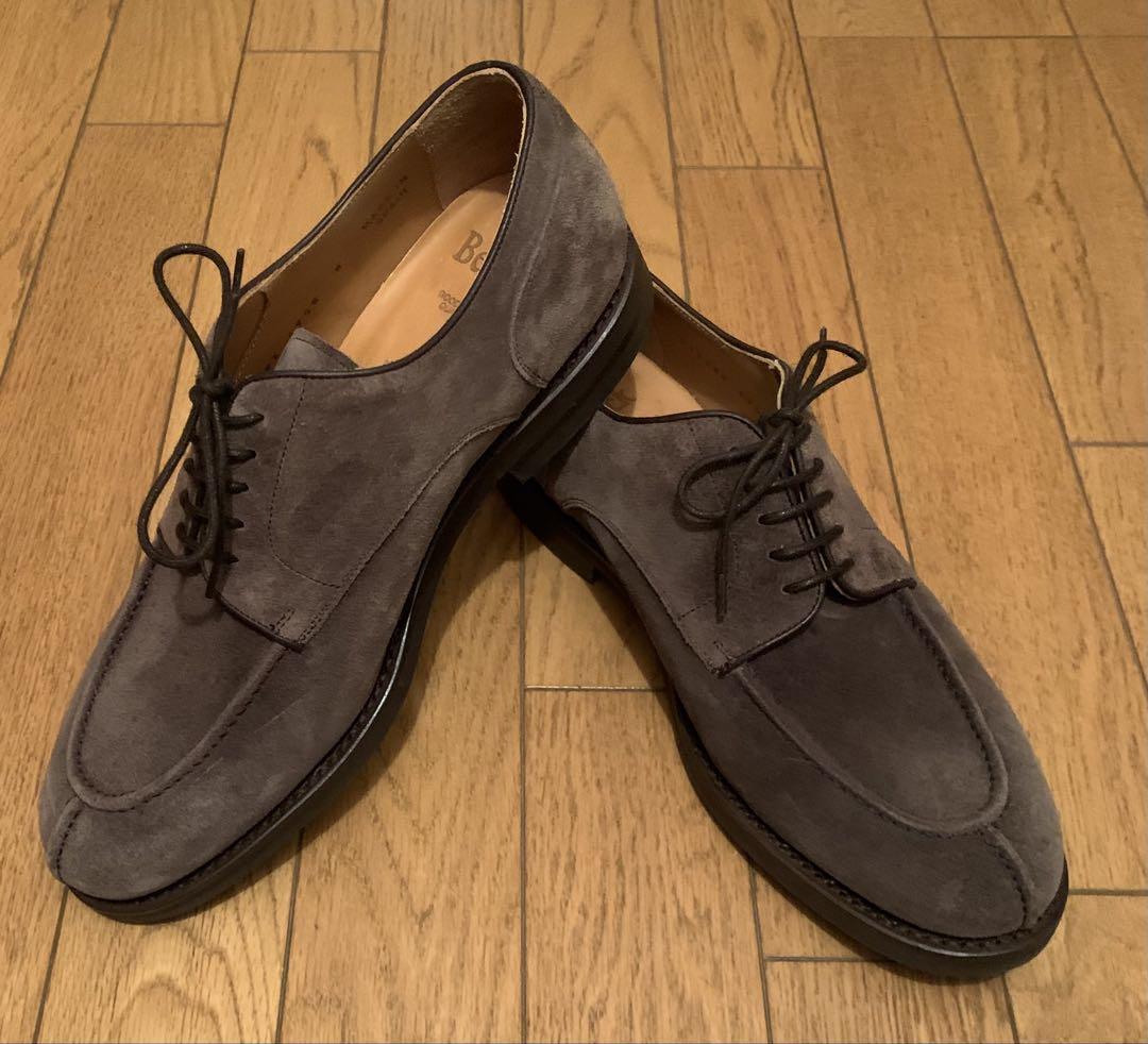 【超美品】バーウィックBERWICK スウェードUチップシューズ サイズ8